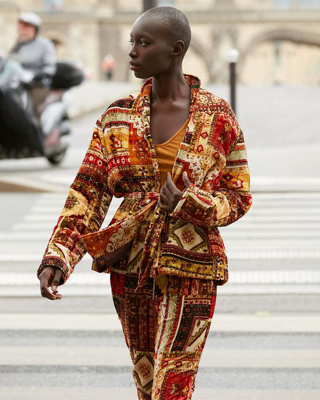 Veste Bibibaff  Imprimé rouge | Mes Demoiselles Paris - Image 2