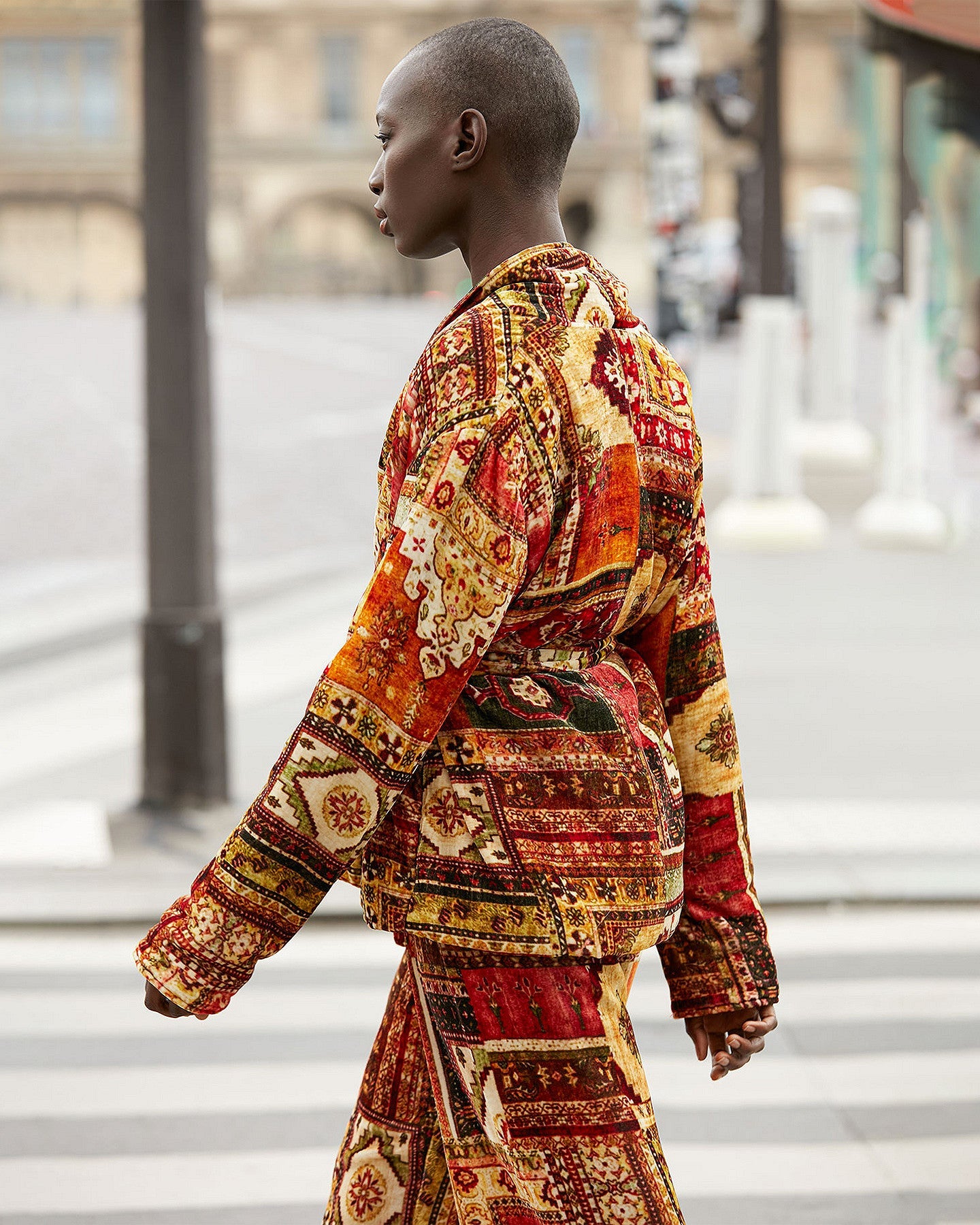 Veste Bibibaff  Imprimé rouge | Mes Demoiselles Paris