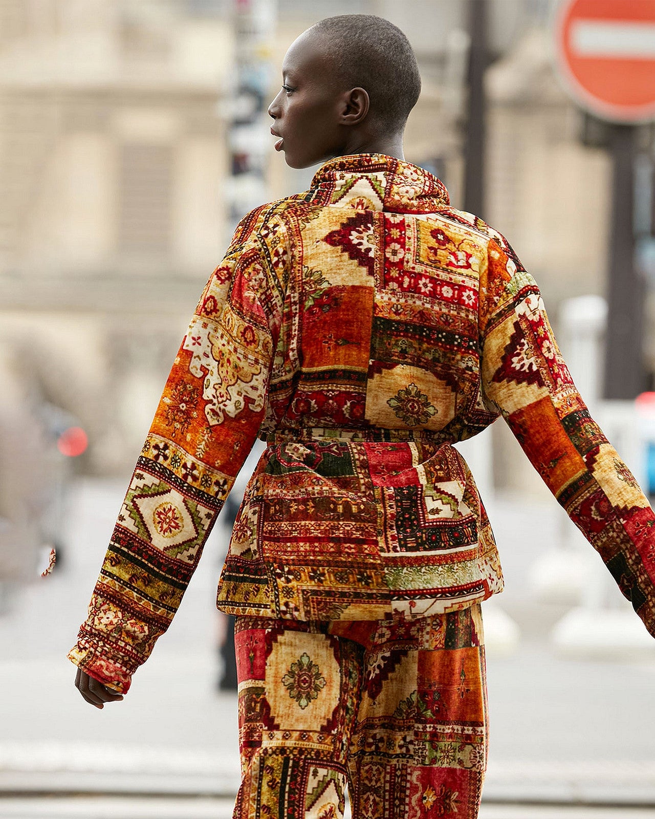 Veste Bibibaff  Imprimé rouge | Mes Demoiselles Paris - Image 4