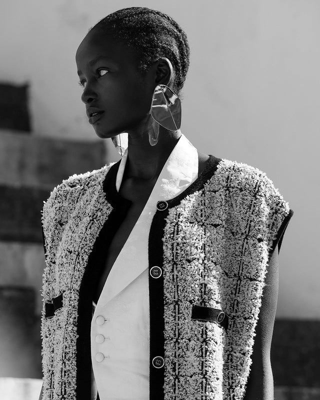 Veste Cadi  Navy / Ecru | Mes Demoiselles Paris - Image 3