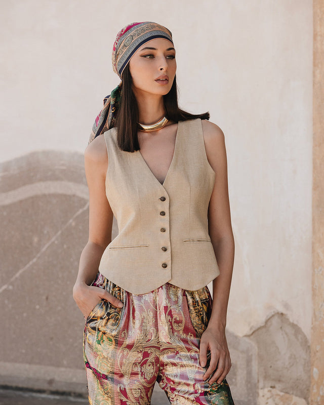 Veste Garbo  Or | Mes Demoiselles Paris - Image 3
