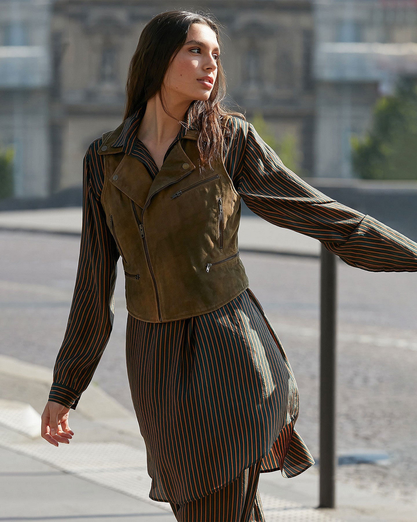 Veste Nellie  Khaki | Mes Demoiselles Paris