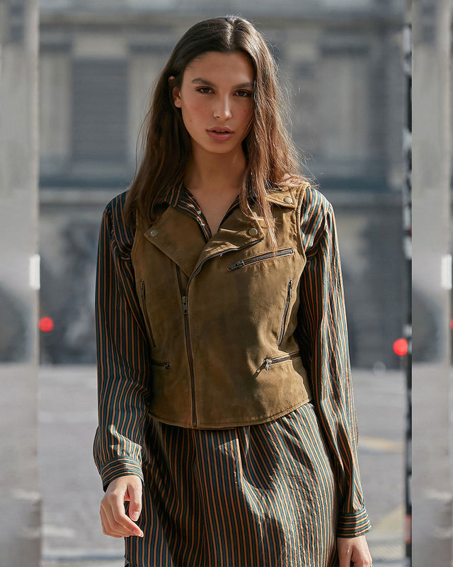 Veste Nellie  Khaki | Mes Demoiselles Paris - Image 2