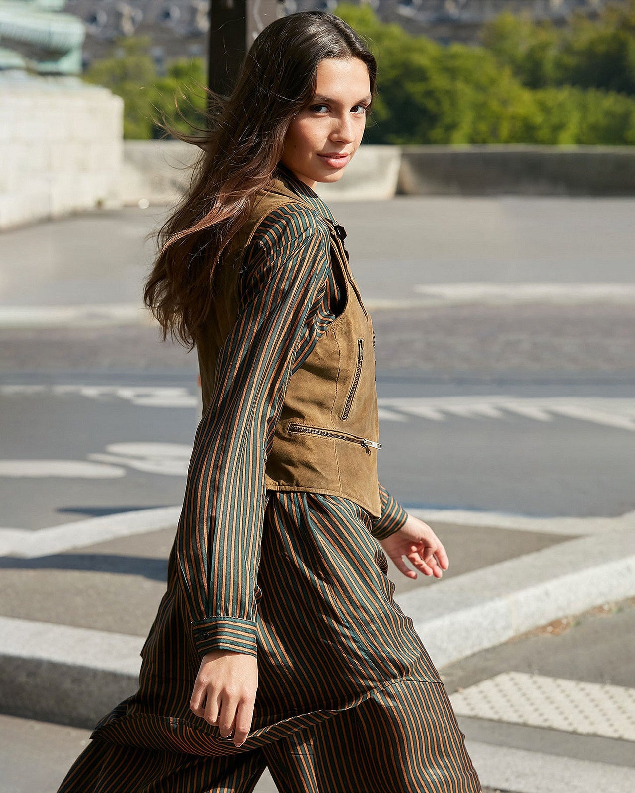 Veste Nellie  Khaki | Mes Demoiselles Paris - Image 4