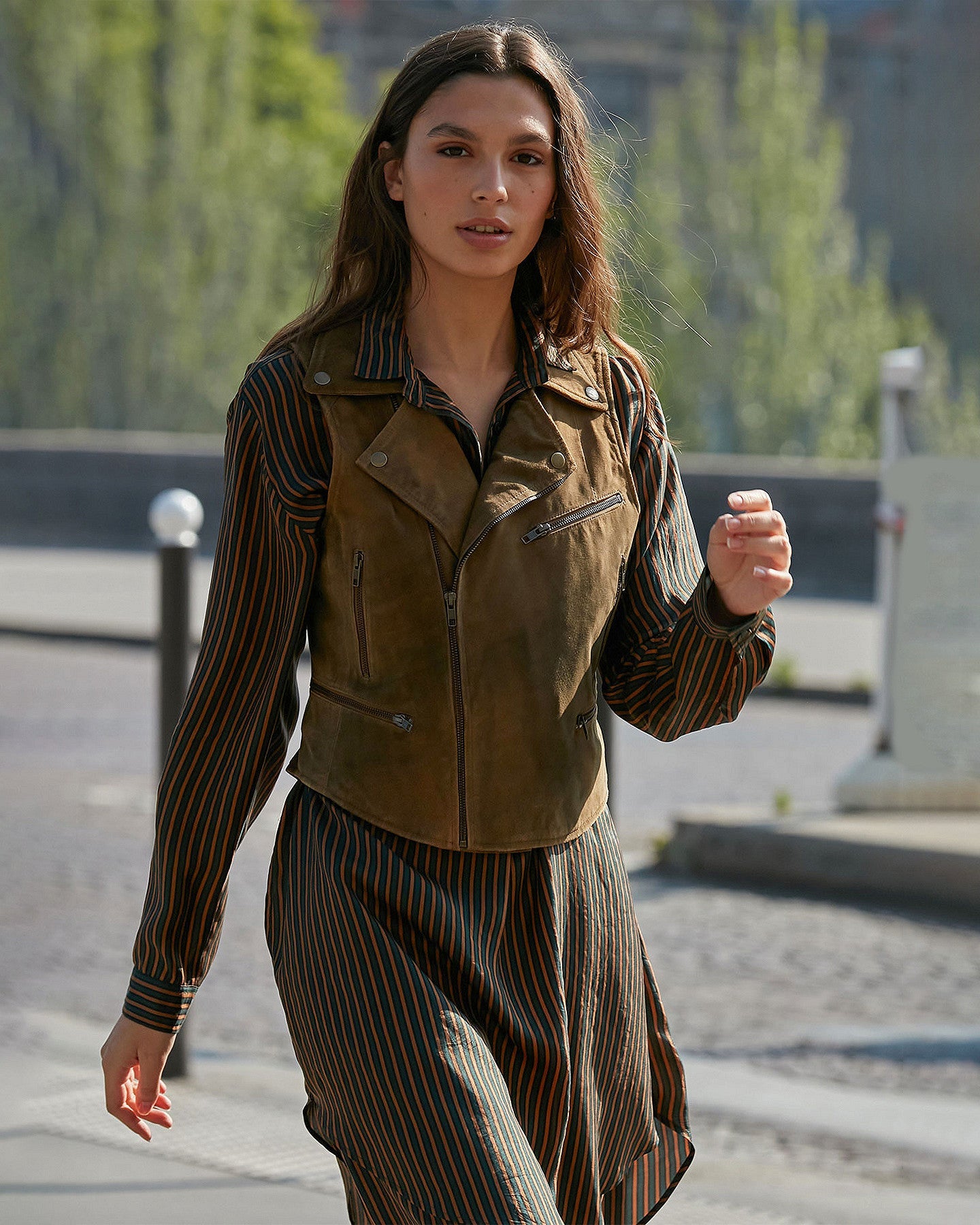 Veste Nellie  Khaki | Mes Demoiselles Paris