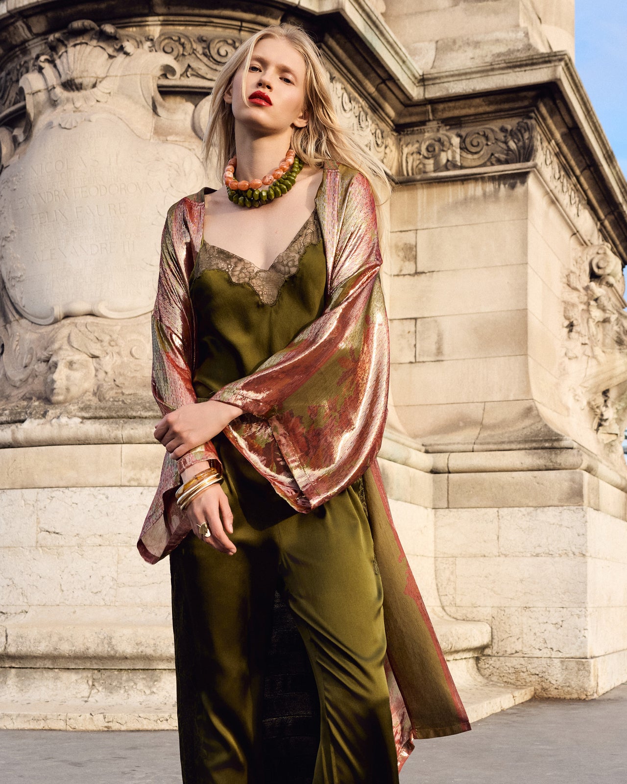 Kimono Walbo - Rouge - Image 10
