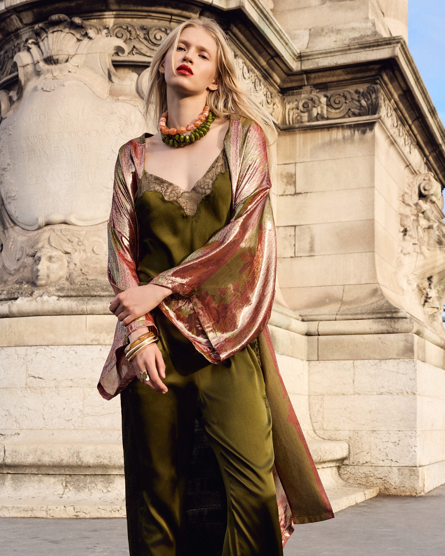 Kimono Walbo - Rouge