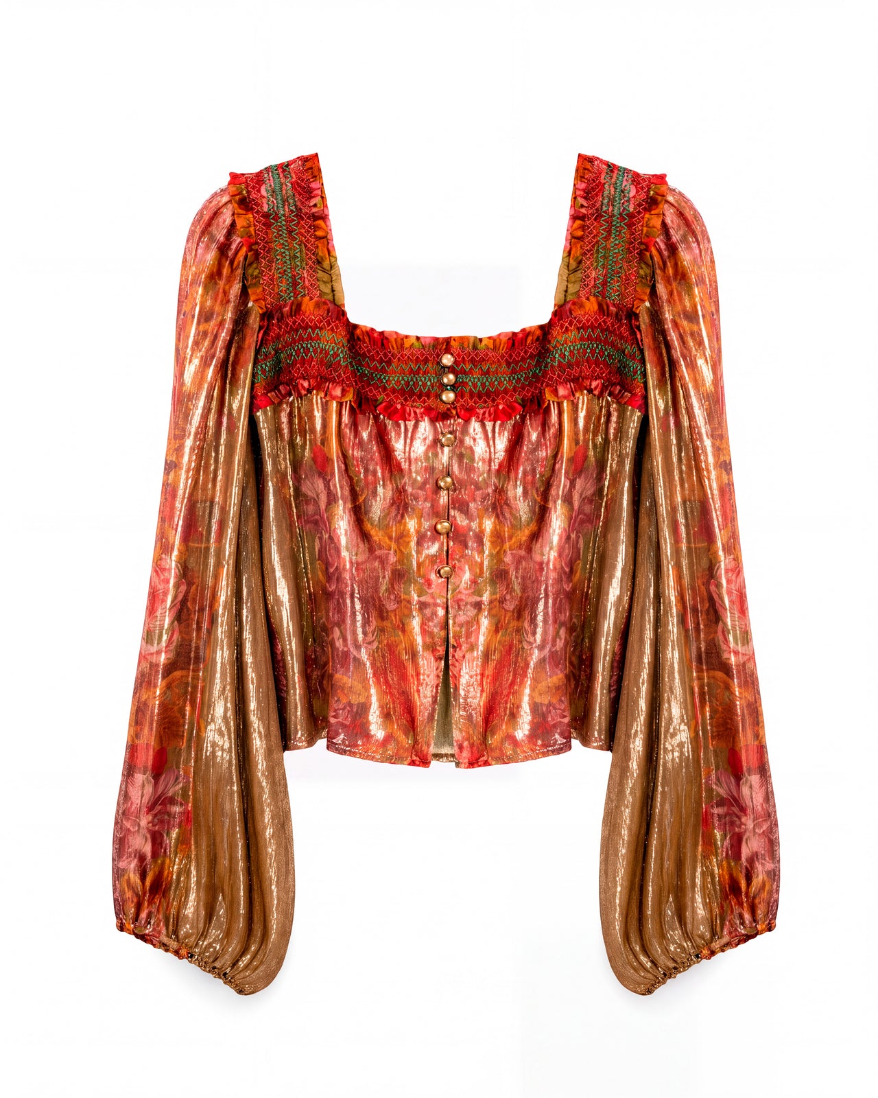 Blouse Wiwi - Rouge - Image 8