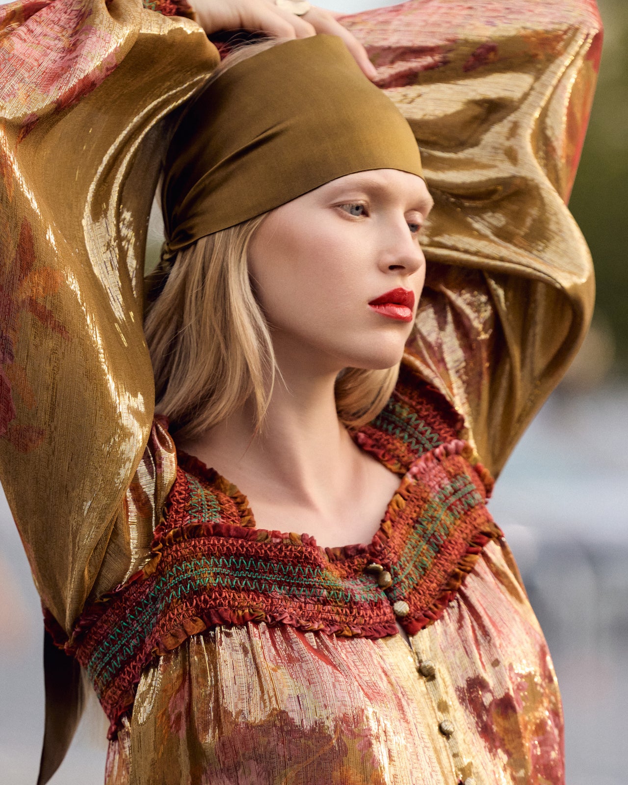 Blouse Wiwi - Rouge - Image 6
