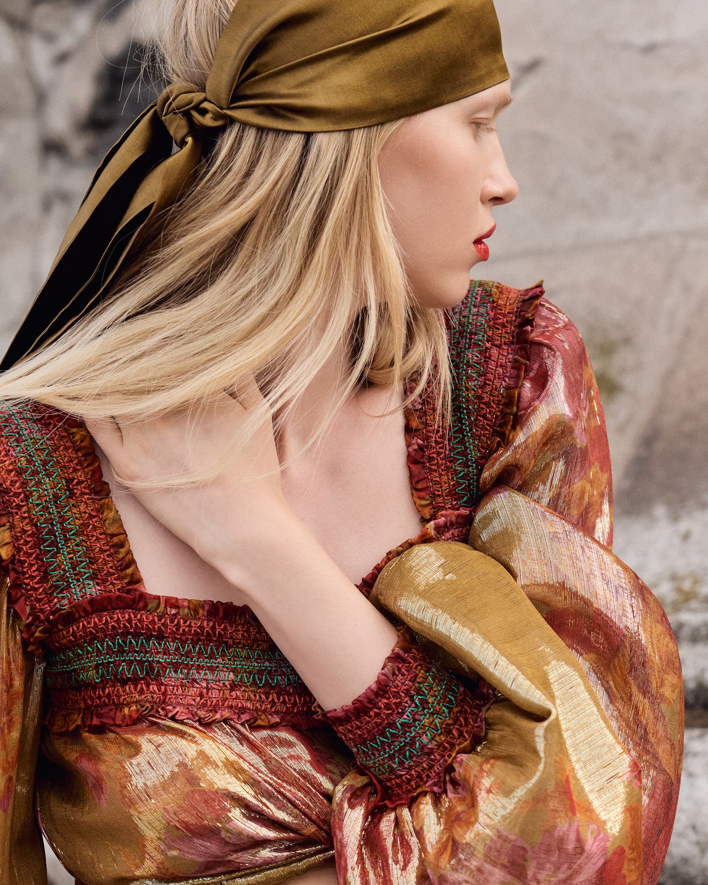 Blouse Wiwi - Rouge