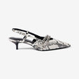 Tasha Slingbacks - Print Snake