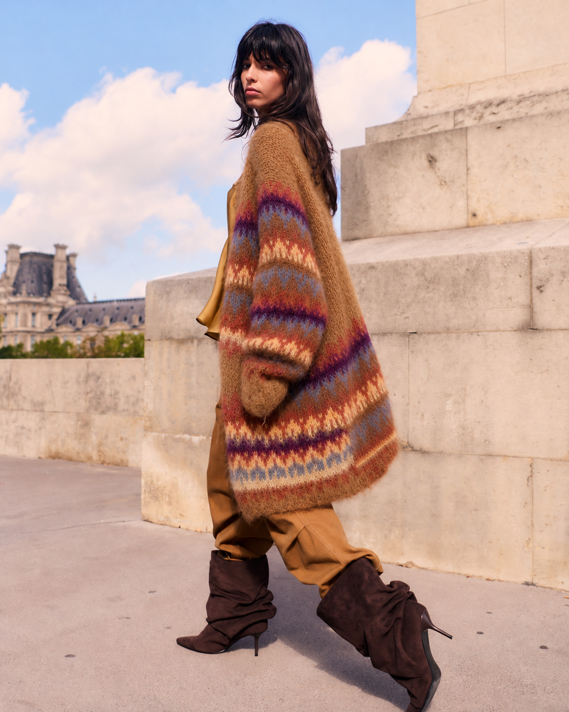 Fadel Coat - Brown - Image 1