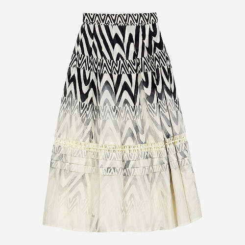 Skirt Accra Mes Demoiselles color Black/White