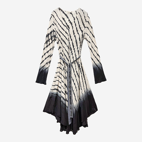 Dress Phoenix Mes Demoiselles color Charcoal ecru
