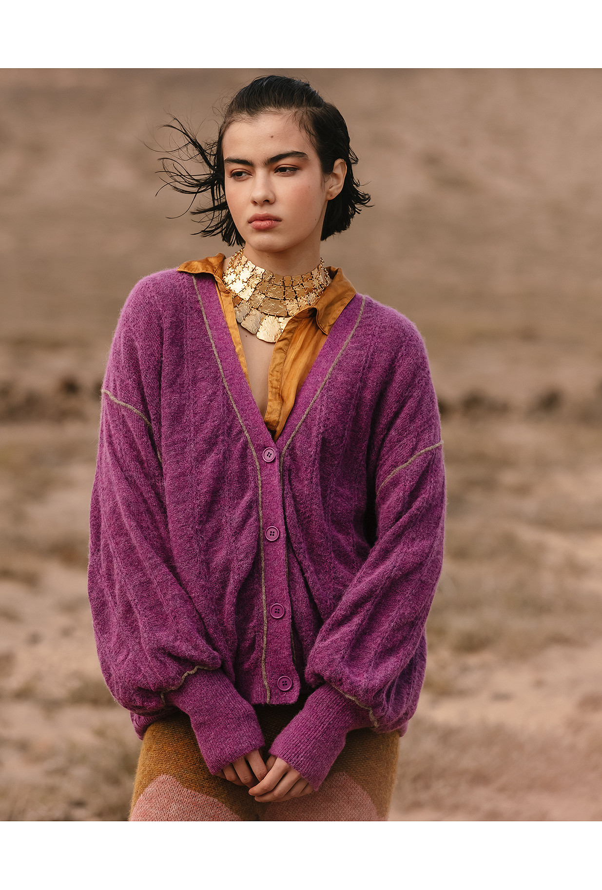 Cardigan Taki Purple | Mes Demoiselles Paris