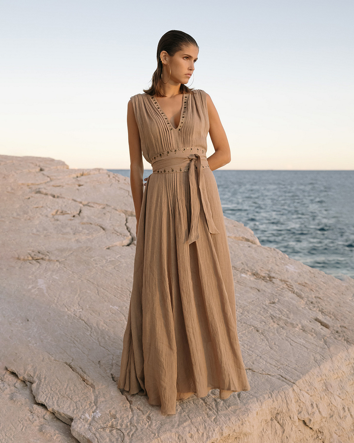 Mes demoiselles gold dress online