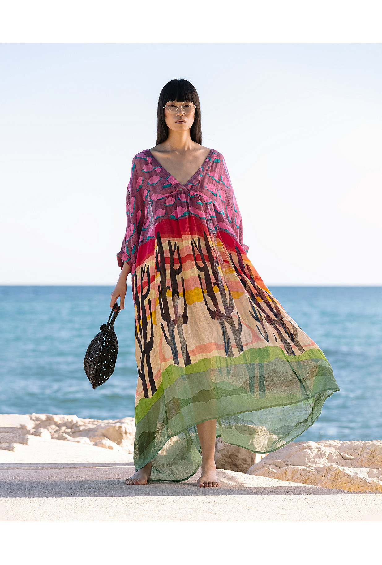 Dress Sagaros Multicolor | Mes Demoiselles Paris