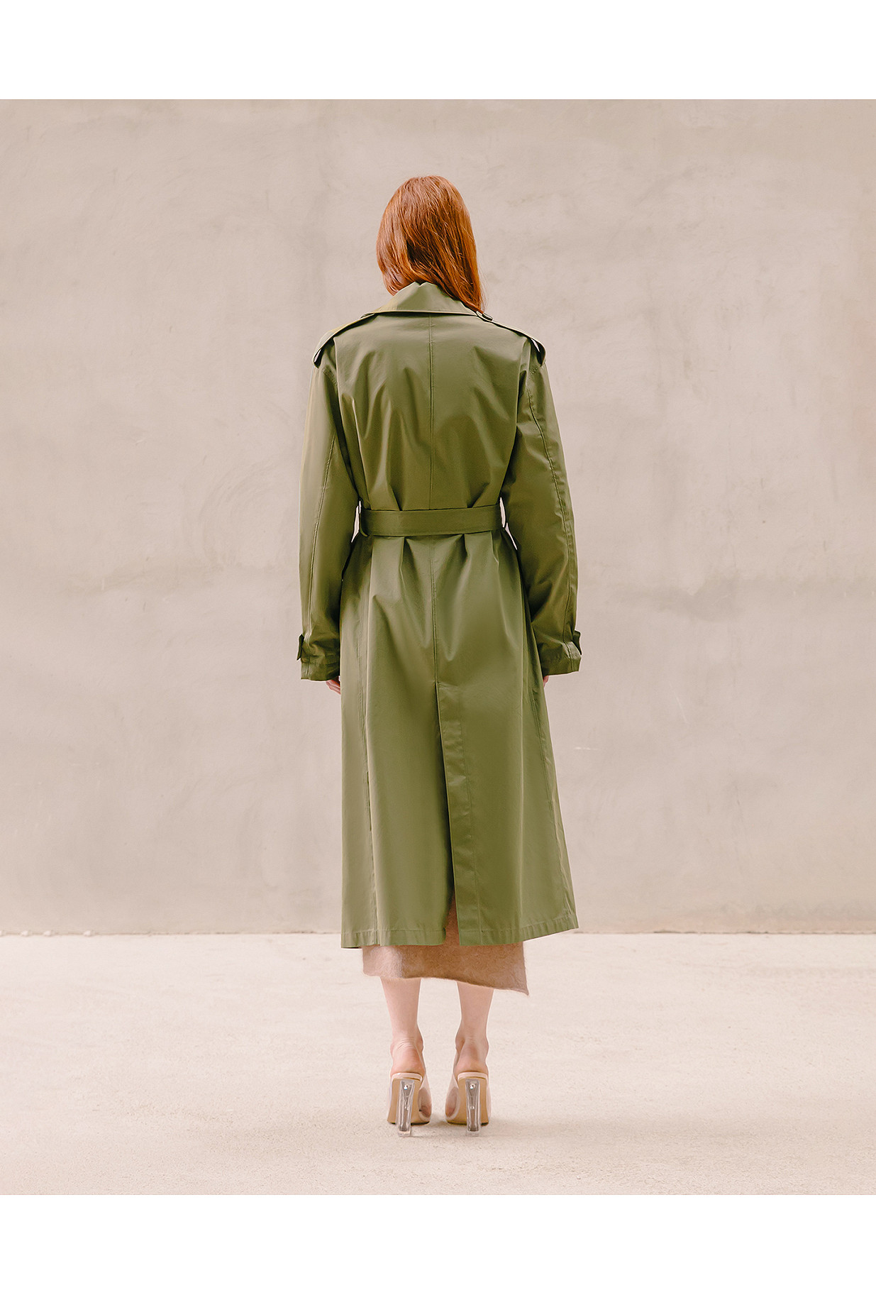 Coat Christie Khaki | Mes Demoiselles Paris Coat Christie Khaki | Mes Demoiselles Paris