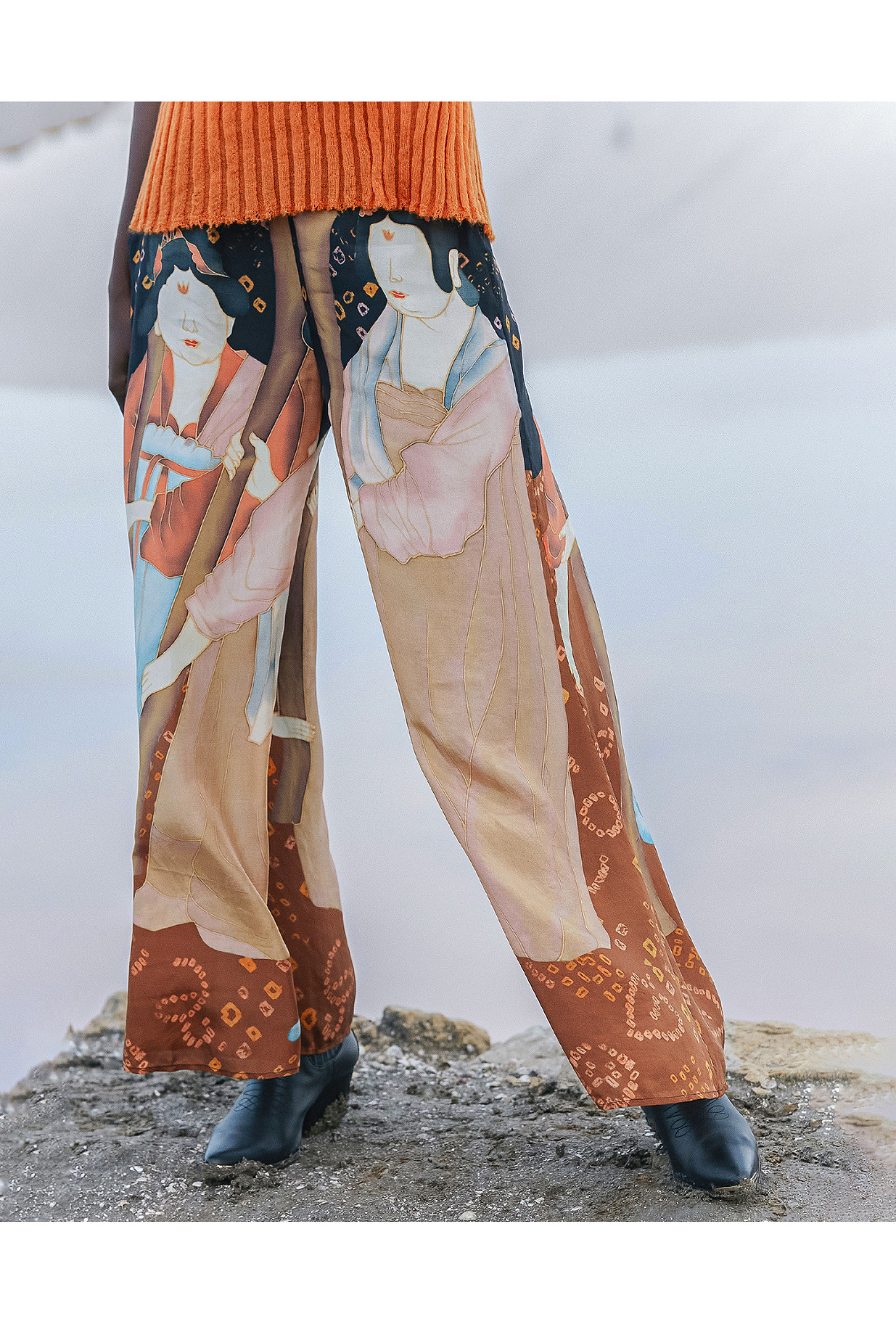 Mes Demoiselles CHE シルク パンツ