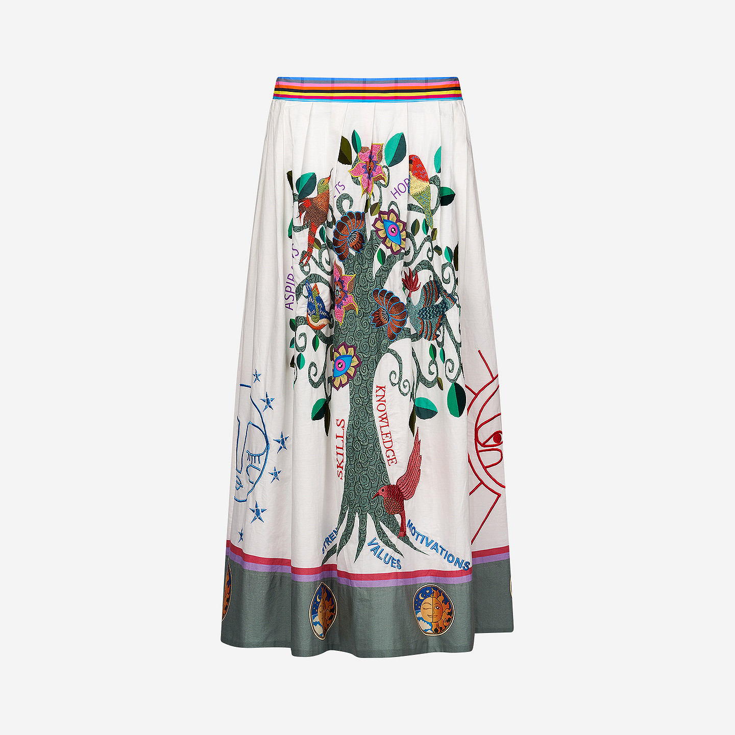 Skirt Tachyrus Multicolor | Mes Demoiselles Paris Skirt Tachyrus Multicolor | Mes Demoiselles Paris