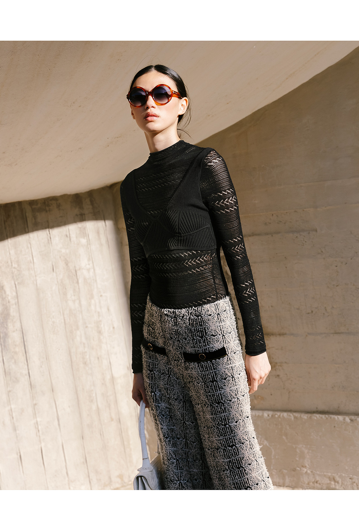 MES DEMOISELLES/メドモアゼル】 CASTA SKIRT 黒 レディース