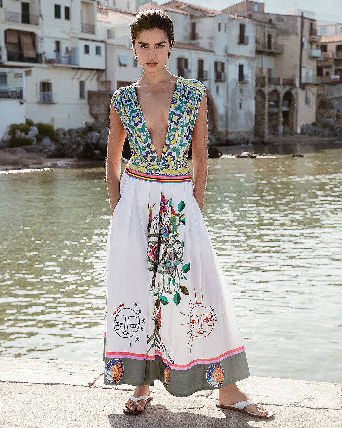 Mes demoiselles silk dress clearance